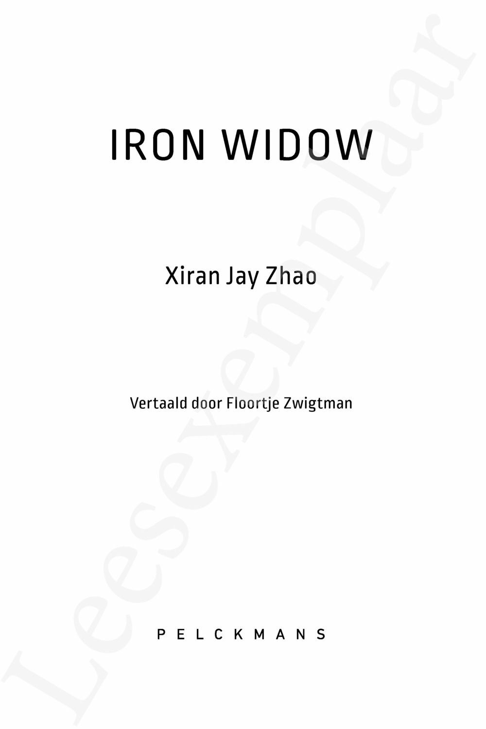 Preview: Iron Widow