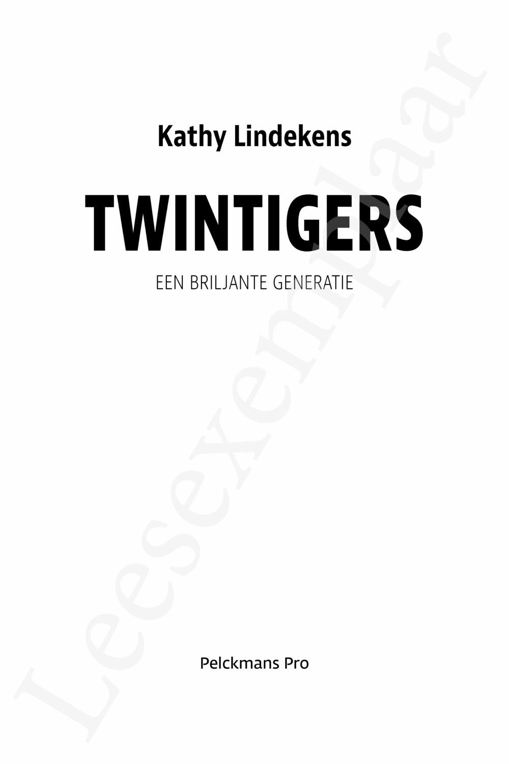 Preview: Twintigers