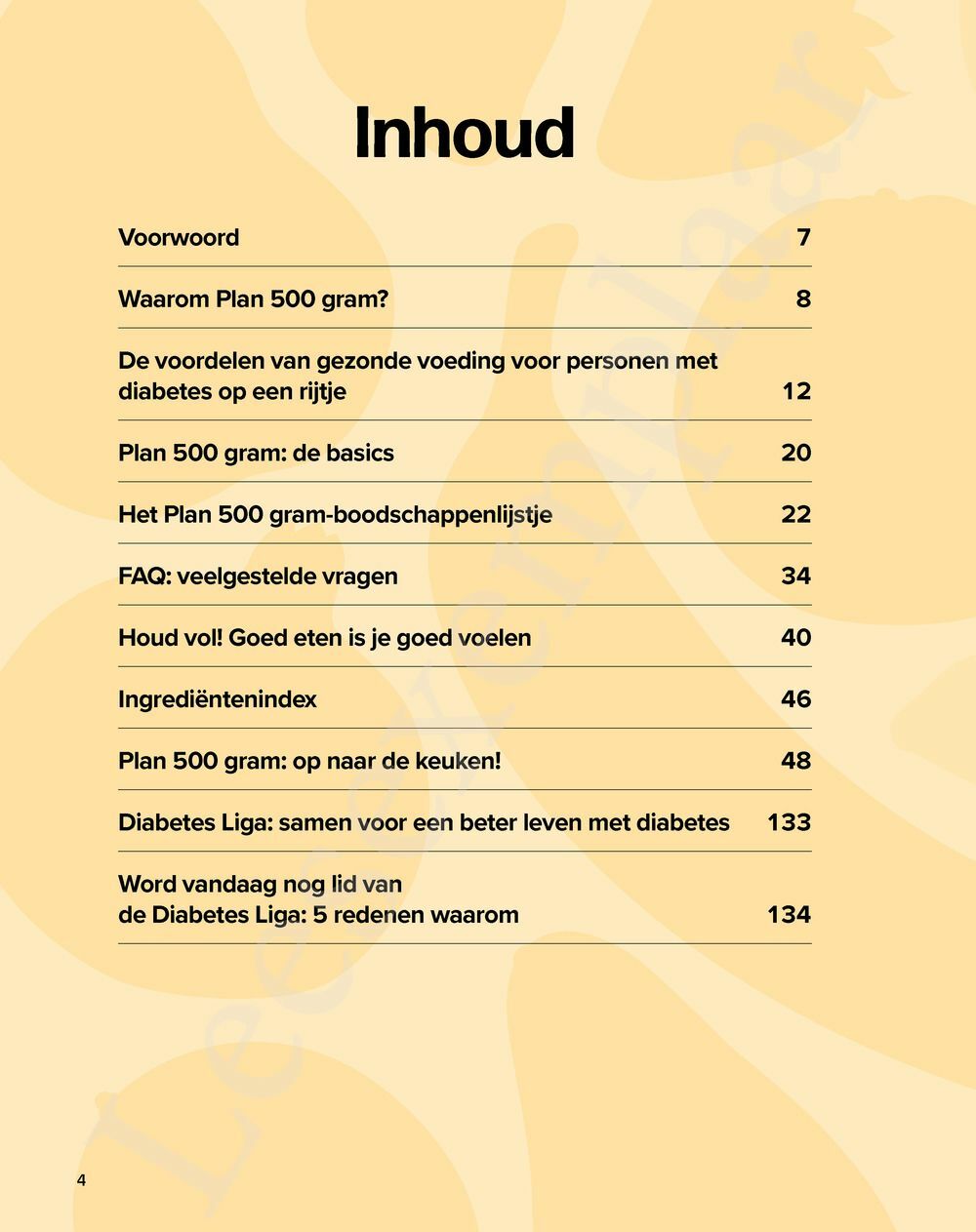 Preview: Plan 500 gram (Diabetes Liga)