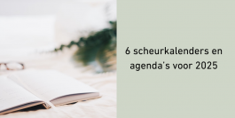 6 scheurkalenders en agenda's om 2025 goed te starten!